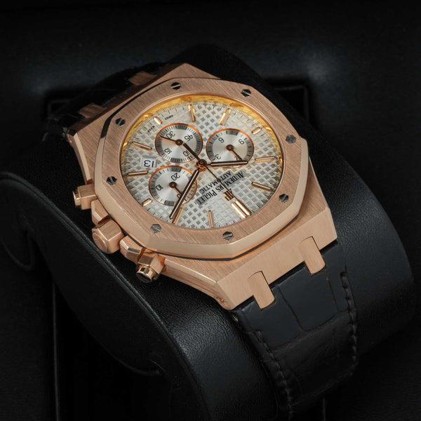 Audemars Piguet Royal Oak Chronograph 41mm Rose Gold top view