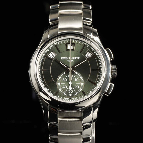 Patek Philippe Annual Calendar Chronograph Green Dial 42mm